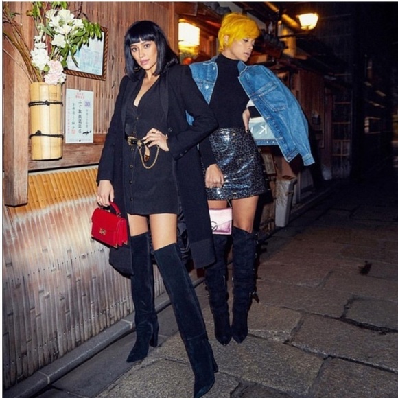 L'Academie The Claudia Mini Dress in Black - Picture 4 of 14